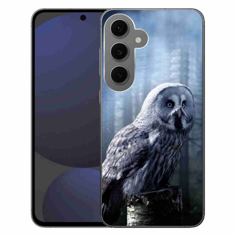 Gél védőhuzat mmCase Samsung Galaxy S24 FE készülékhez - bagoly