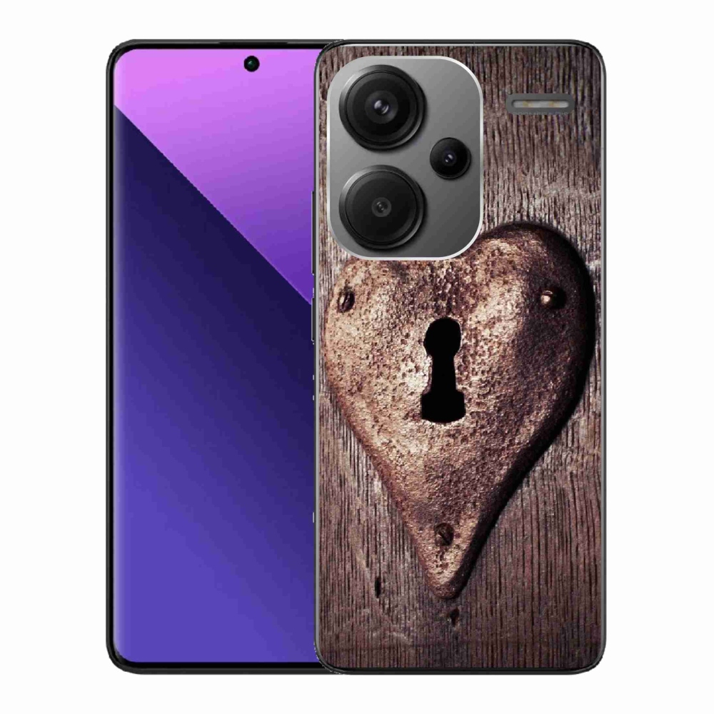 Gél borítás mmCase a Xiaomi Redmi Note 13 Pro+ 5G számára - szív alakú zárral