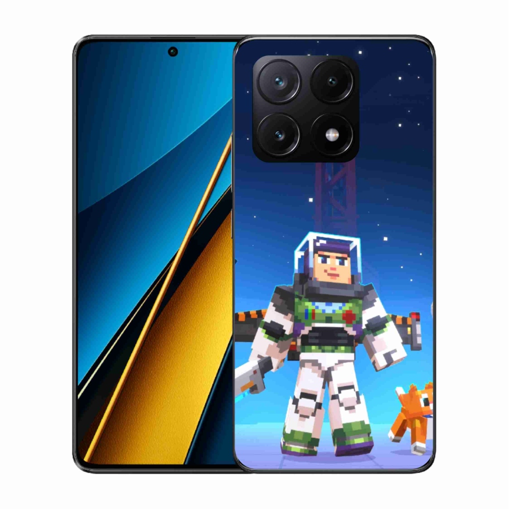 Gél borítás mmCase a Xiaomi Poco X6 Pro 5G számára - minecraft 2