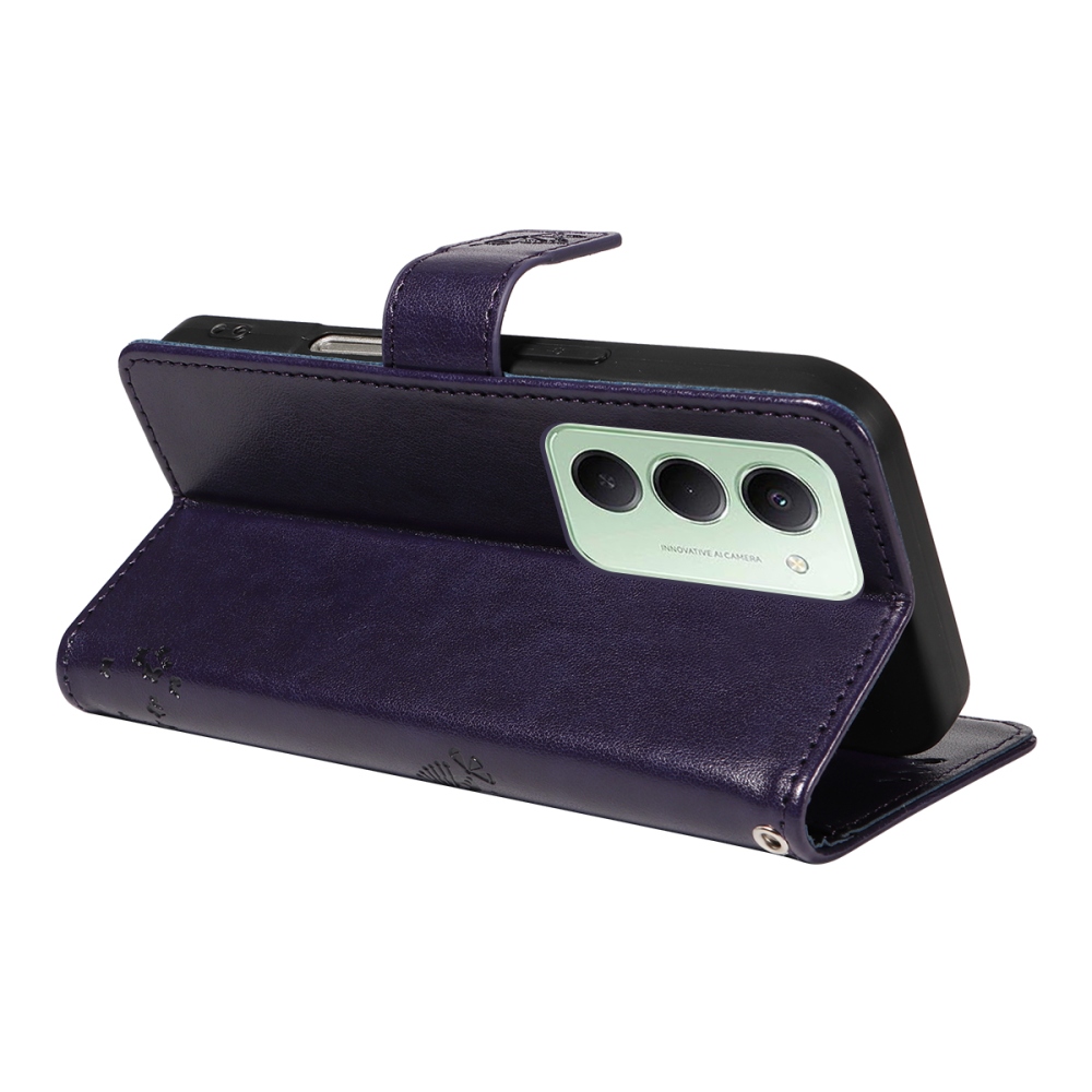 Fák könyve tok Xiaomi Redmi 15 4G (171mm) - lila