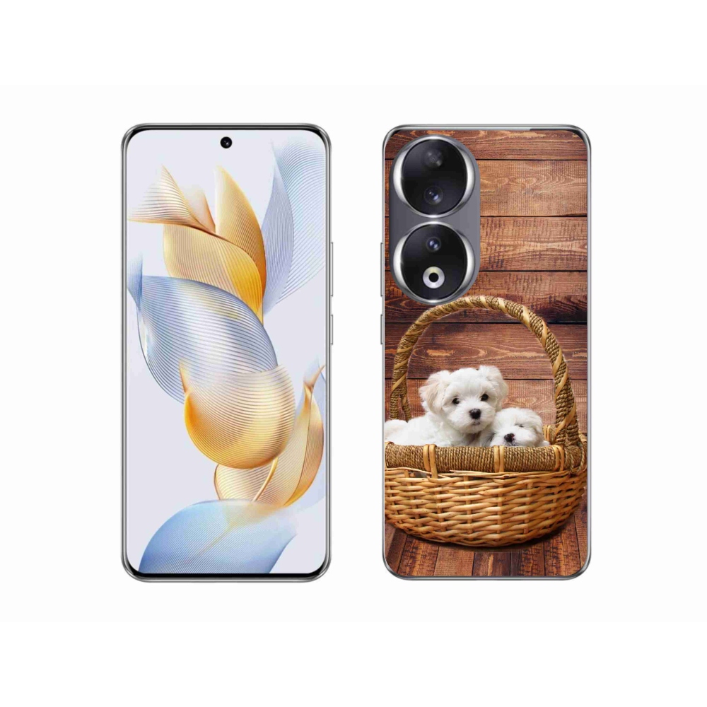 Zselés borítás mmCase a Honor 90 - kölyökkutyákhoz
