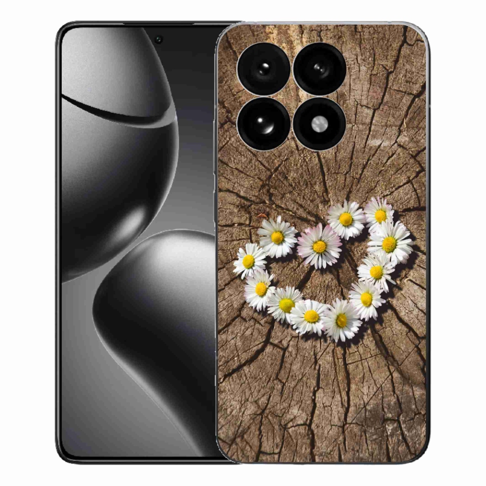 Gél borítás mmCase a Xiaomi 15T-hez - százszorszépek szíve