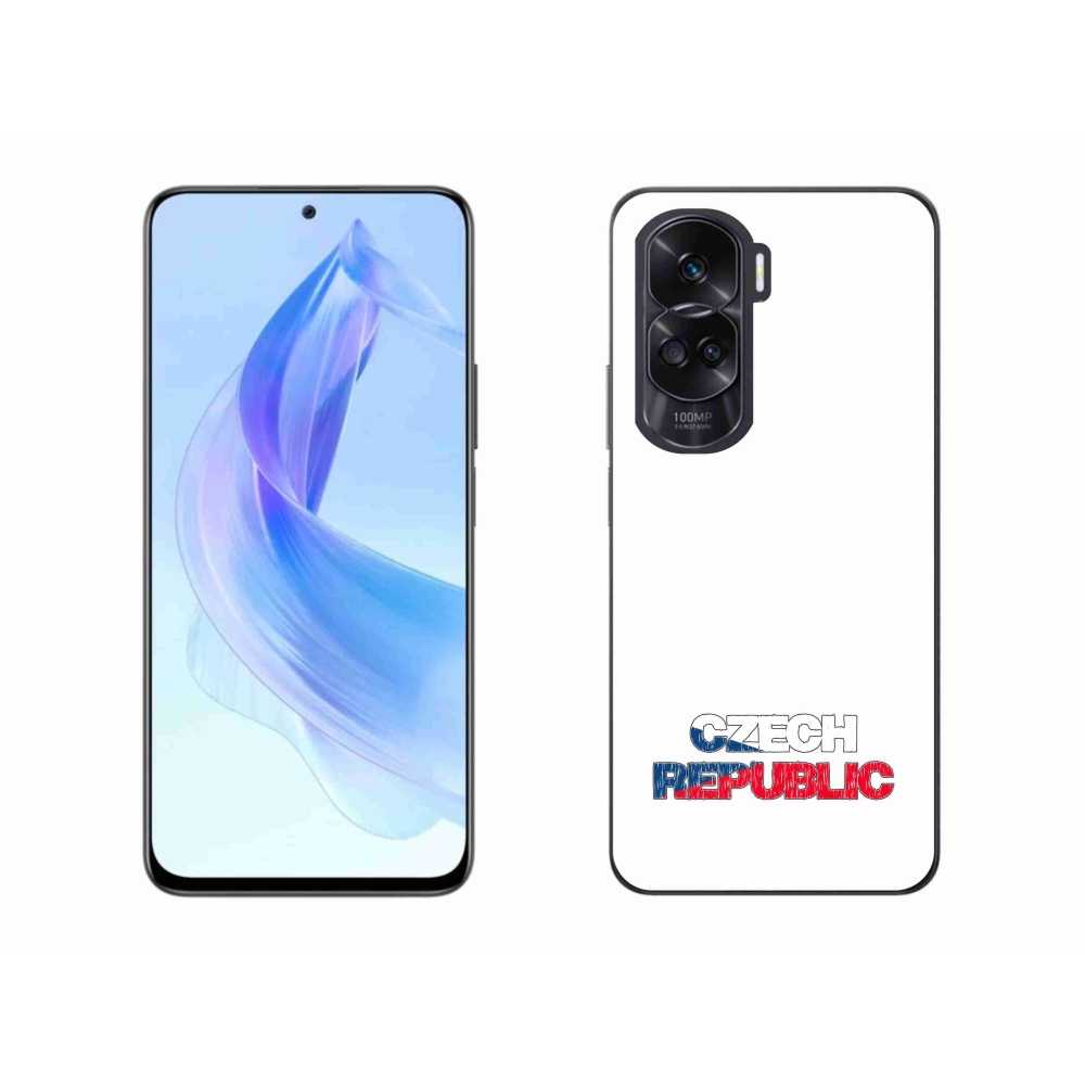 Gél borító mmCase a Honor 90 Lite készülékhez - Csehország fehér háttér