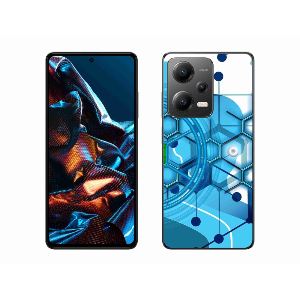 Gél tok mmCase a Xiaomi Redmi Note 12 Pro 5G-hez - absztrakt minta 2