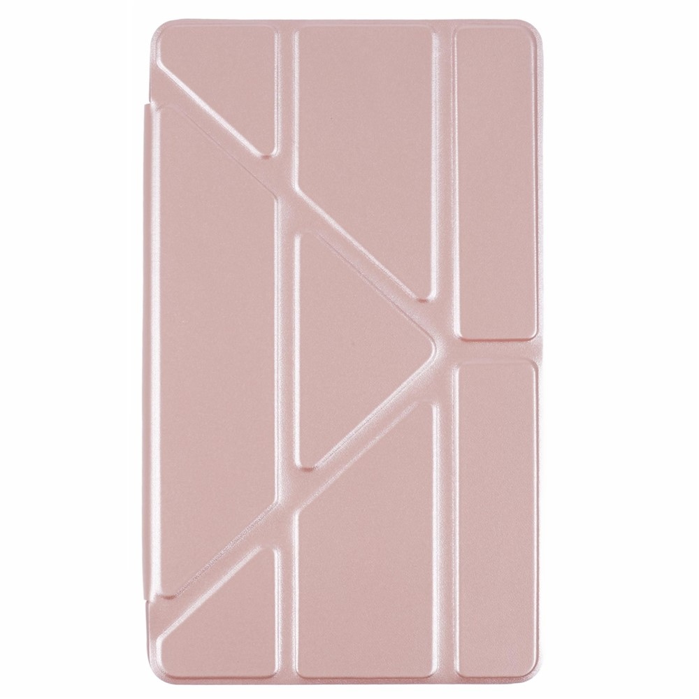 Origamis összecsukható tablet tok Xiaomi Redmi Pad SE 8.7 - rózsaarany