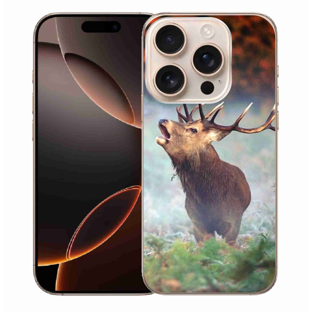Gél tok mmCase iPhone 16 Pro Max készülékhez - szarvas 2
