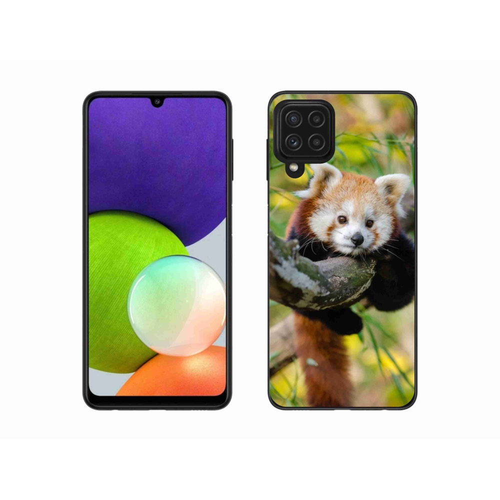 Zselés borítás mmCase Samsung Galaxy A22 4G - pandavörös