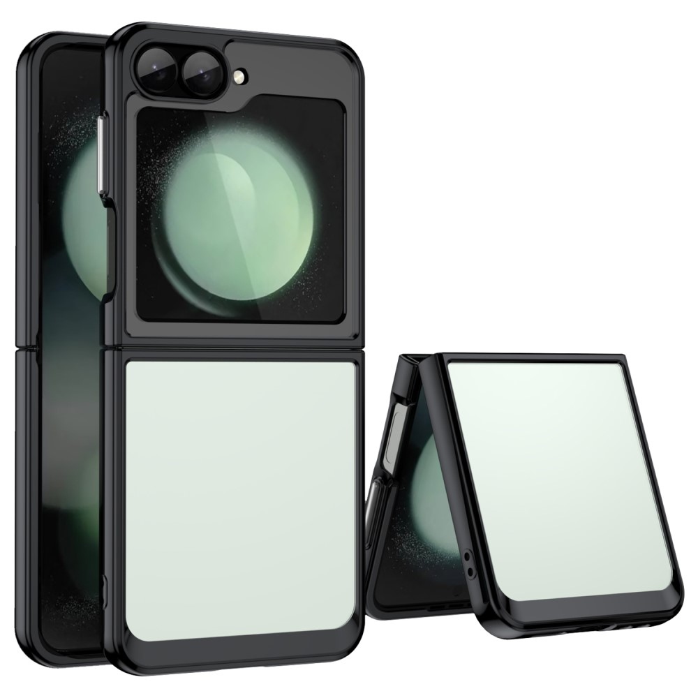 Gél tok fix hátlappal Samsung Galaxy Z Flip6 5G készülékhez - fekete