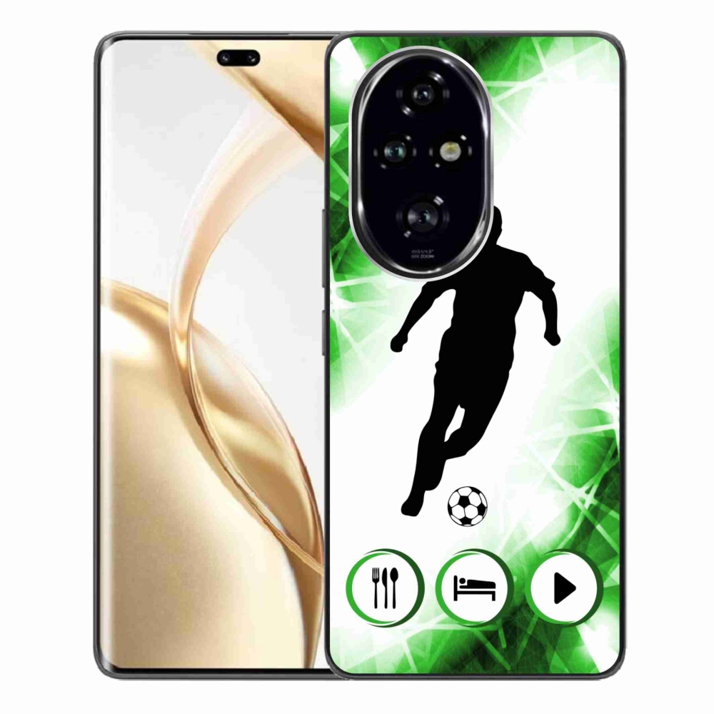 Zselés borítás mmCase a Honor 200 Pro 5G számára - focista