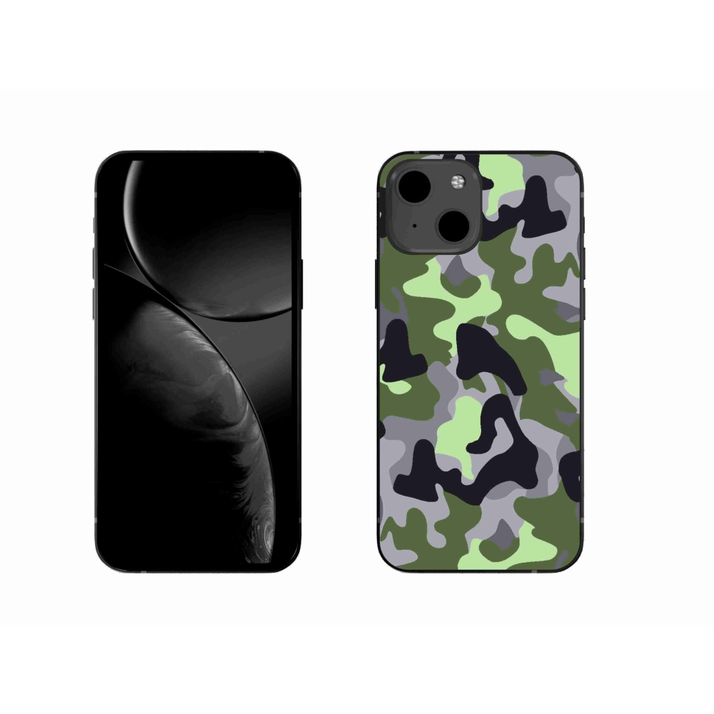 Zselés borítás mmCase iPhone 13 6.1 készülékhez - terepszínű minta 7