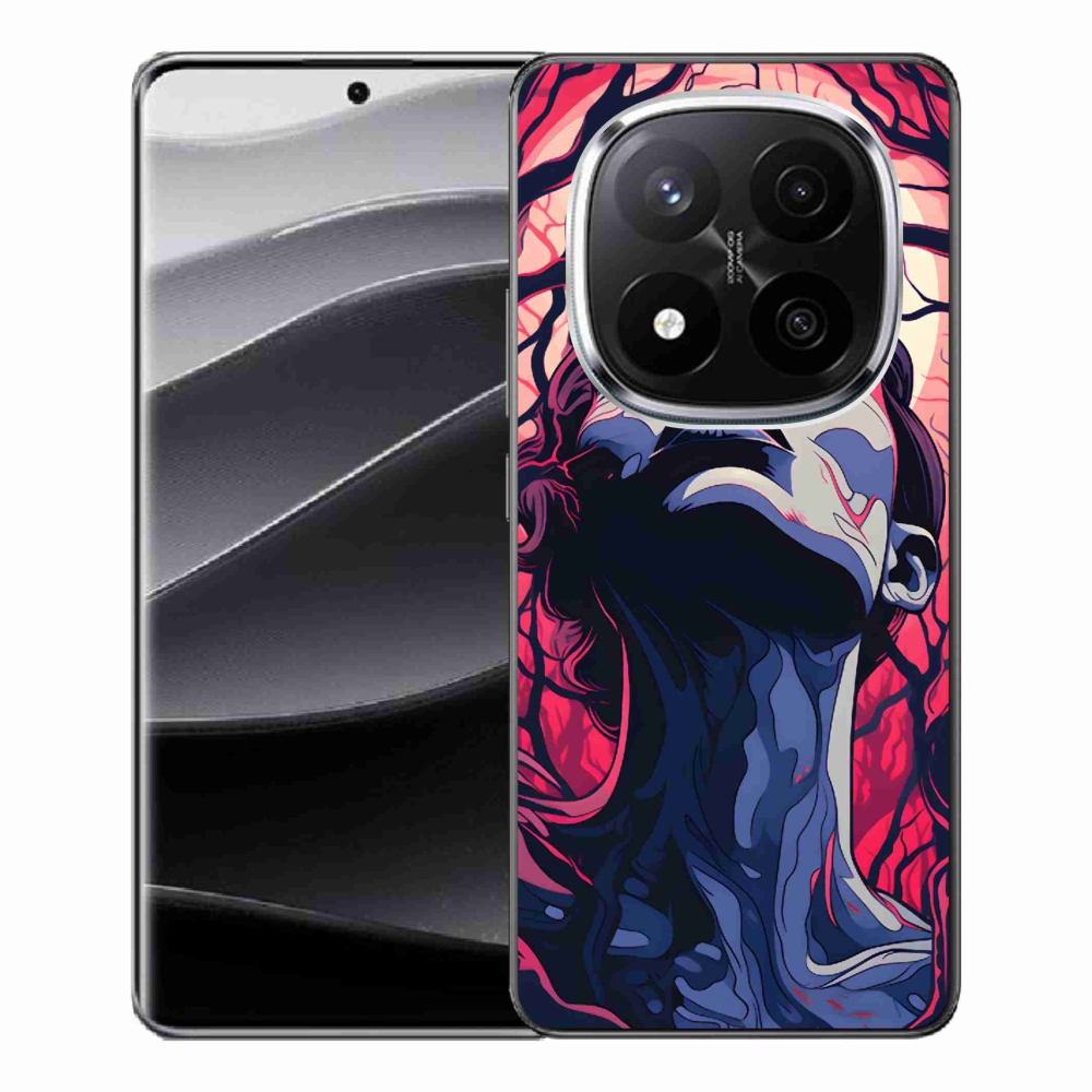 Gél borítás mmCase a Xiaomi Redmi Note 14 Pro+ 5G számára - absztrakt arc