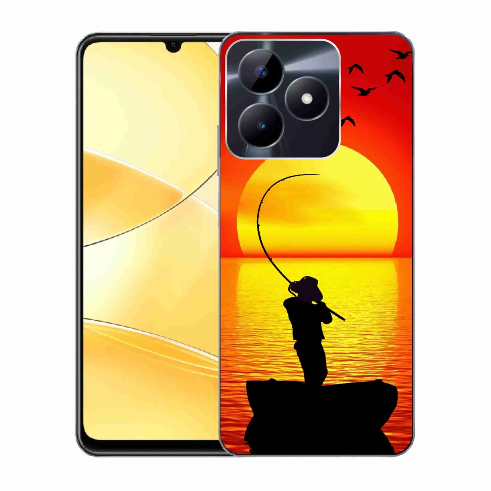 Zselés borítás mmCase a Realme C51/C53 készülékhez - horgászat