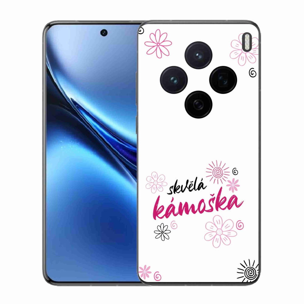 Gél borító mmCase a Vivo X200 5G-n - nagyszerű haver fehér háttérrel