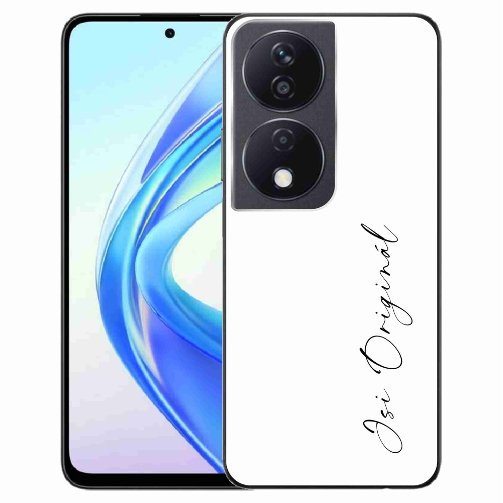 Gél borító mmCase a Honor X7b/Honor 90 Smart - te vagy az eredeti fehér háttérrel