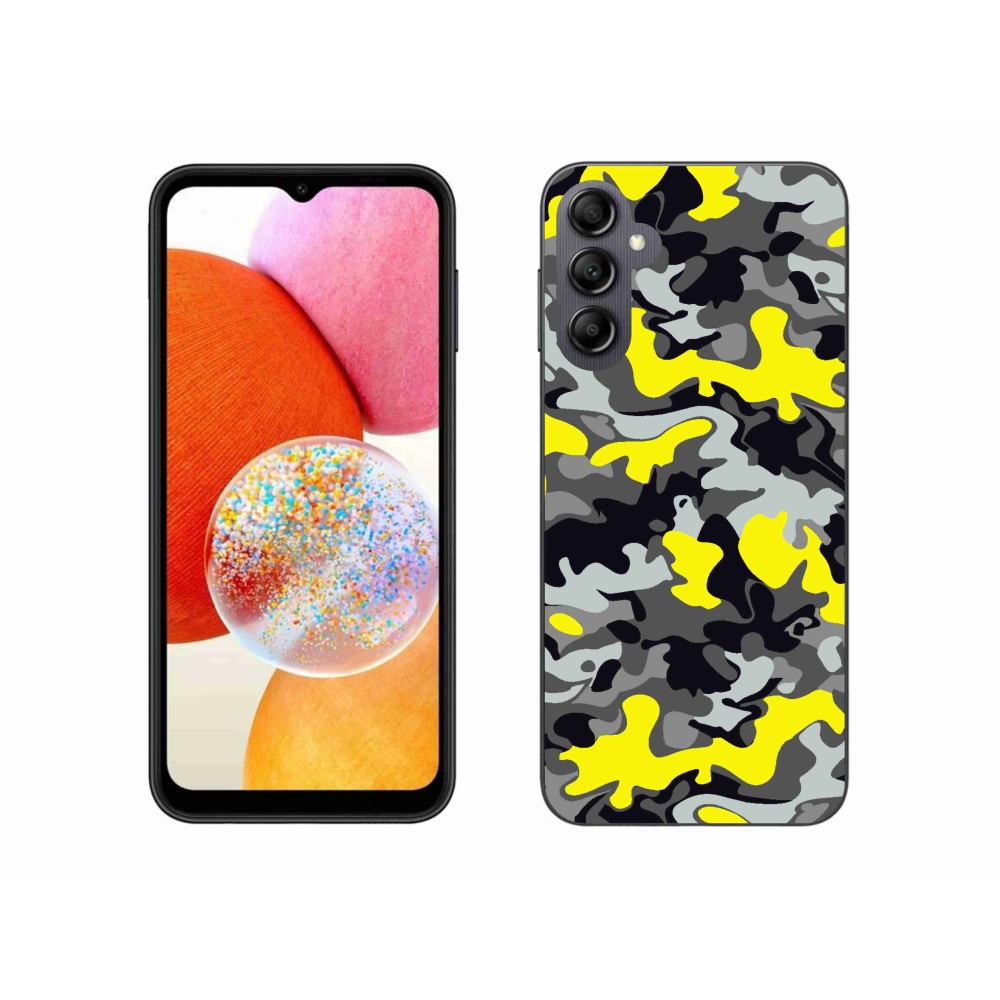 Zselés borítás mmCase Samsung Galaxy A14 4G/5G - terepszínű minta 6