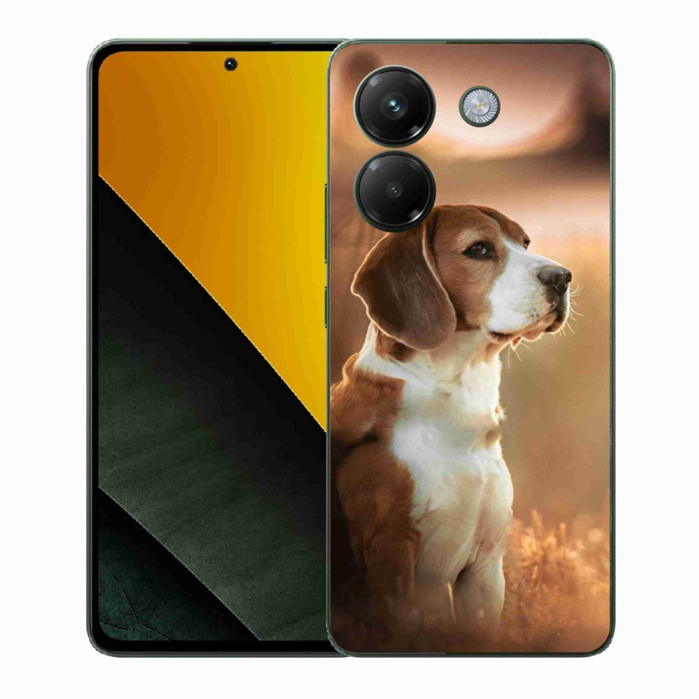 Gél védőburkolat mmCase a Xiaomi Poco M7 Pro 5G készülékhez - bézs színű