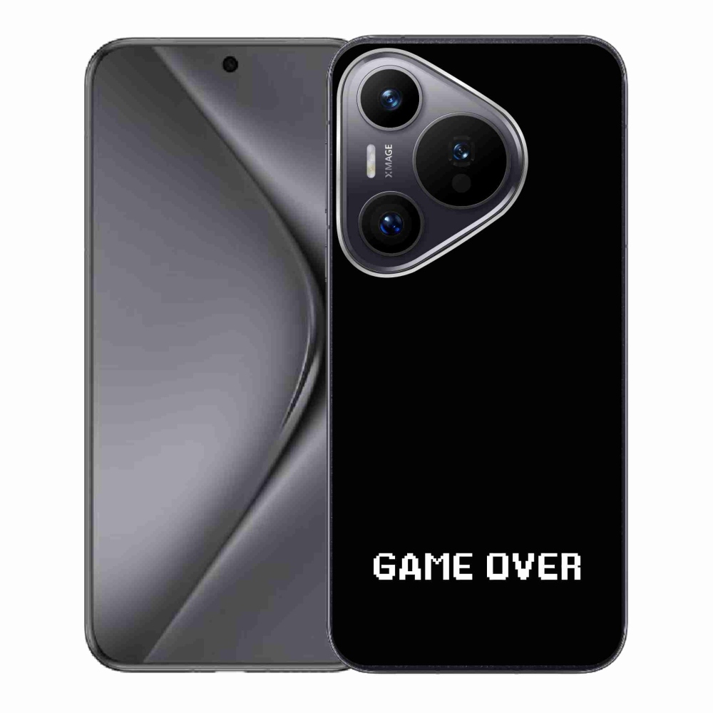 Gél borító mmCase a Huawei Pura 70 készülékhez - játék fekete háttérrel