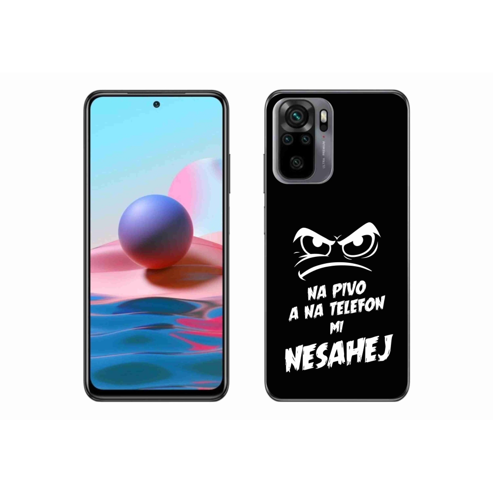 Gél borítás mmCase a Xiaomi Poco M5s számára - sör motívum 2 fekete háttér