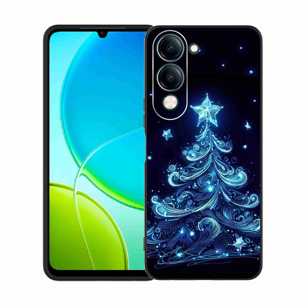 Gél borító mmCase a Vivo Y29s 5G-n - neon karácsonyfa 4