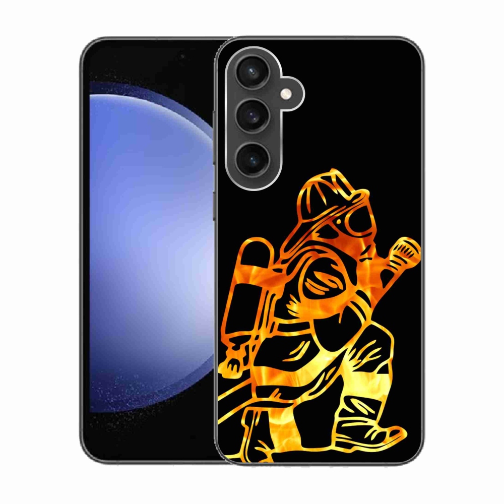 Zselés borítás mmCase Samsung Galaxy S23 FE - tűzoltó 1
