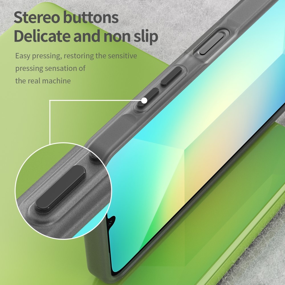 Candys matt zselés tok Samsung Galaxy A06 4G készülékhez - fekete