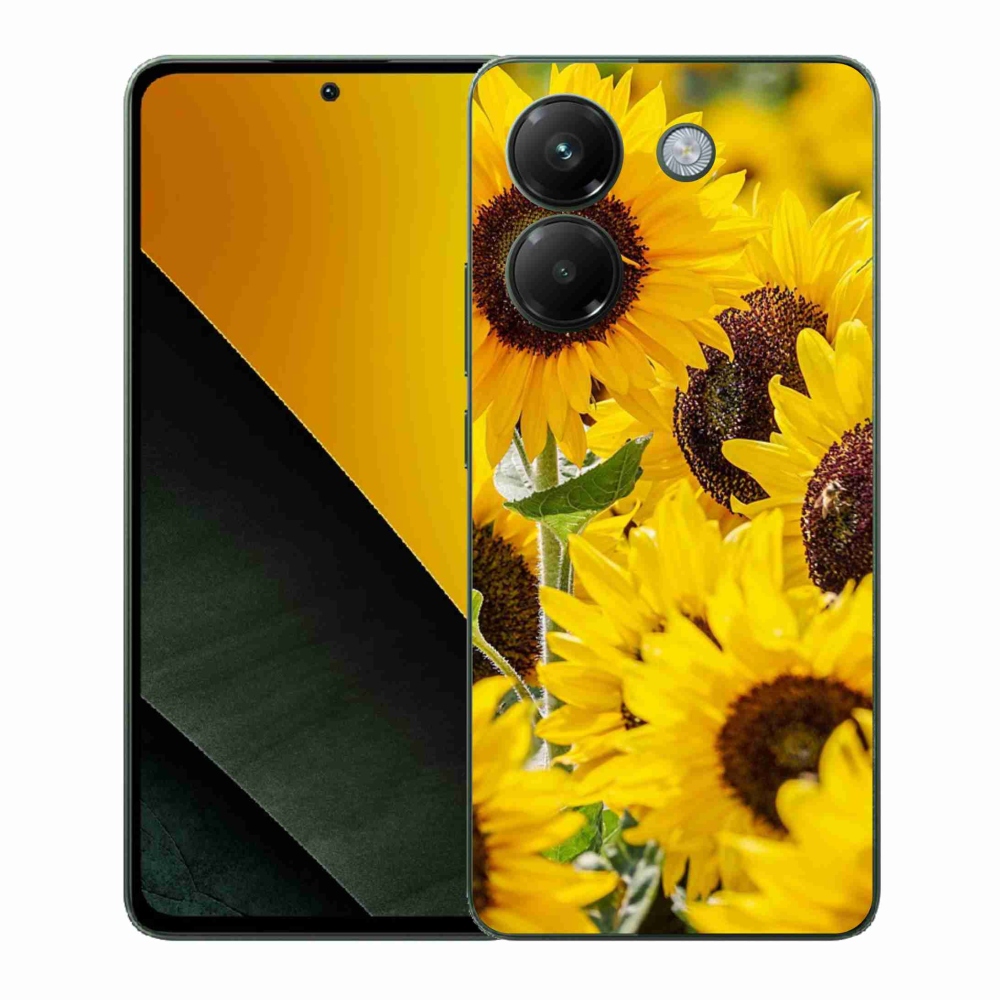 Gél borítás mmCase a Xiaomi Poco M7 Pro 5G-hez - Napraforgó