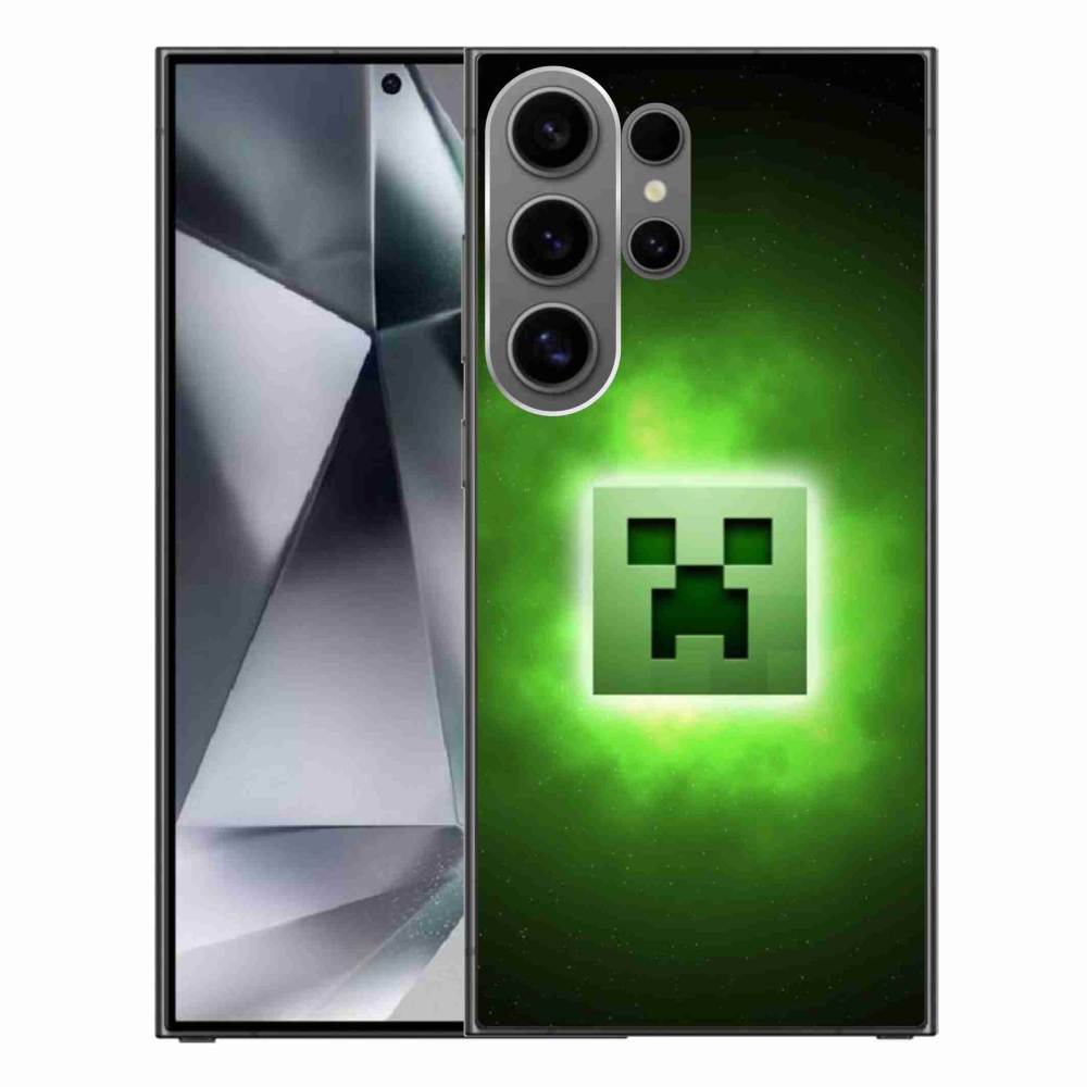 Zselés borítás mmCase Samsung Galaxy S24 Ultra készülékhez - minecraft