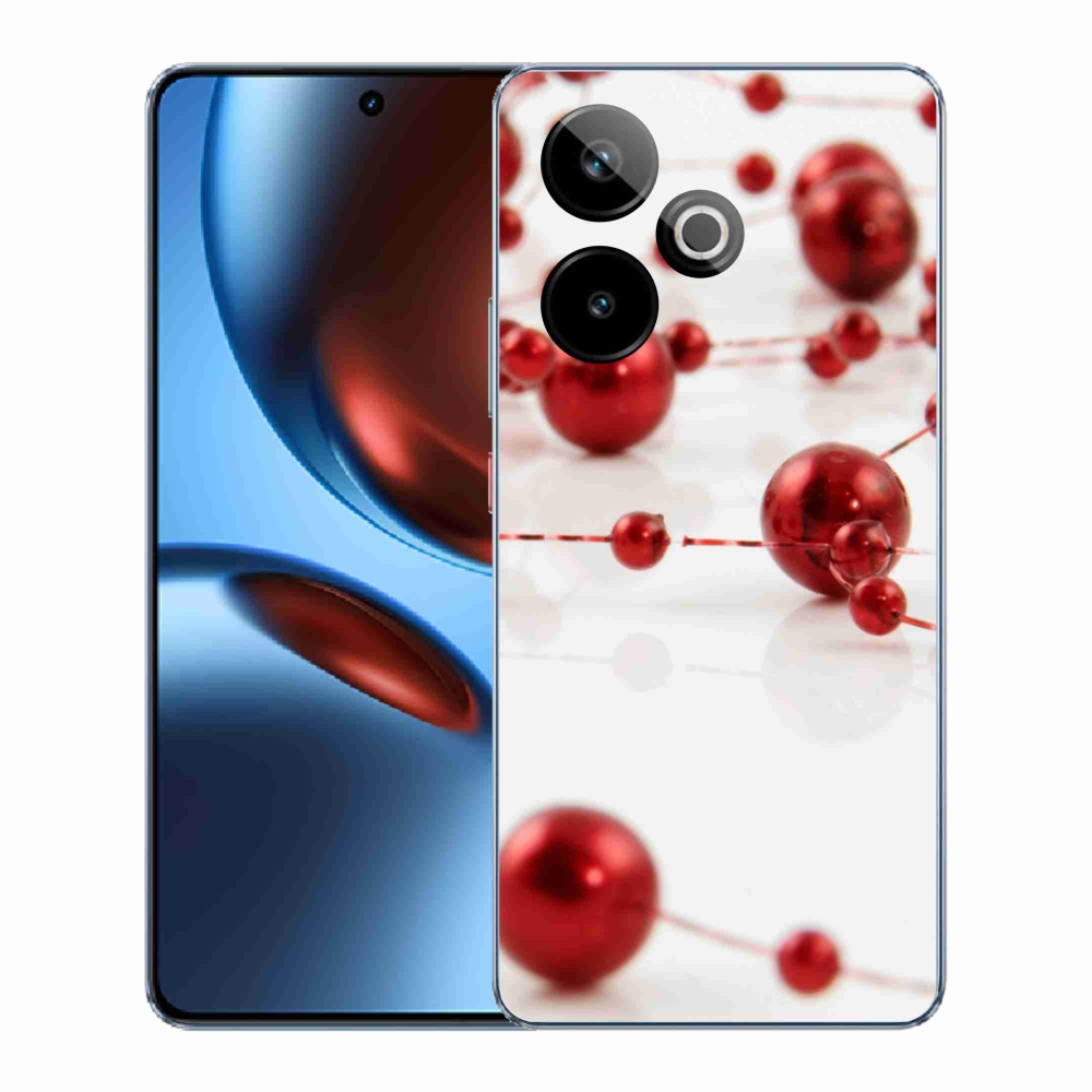 Rugalmas mmCase zselés tok képpel a Realme GT 7 5G/GT 7T 5G számára - karácsonyi lánc