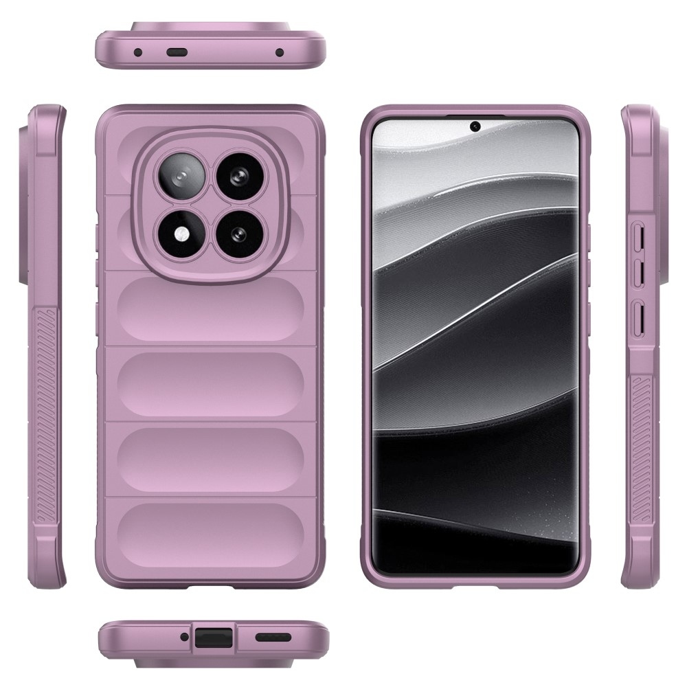 Rugg tartós zselés tok Xiaomi Redmi Note 14 Pro+ 5G - világos lila