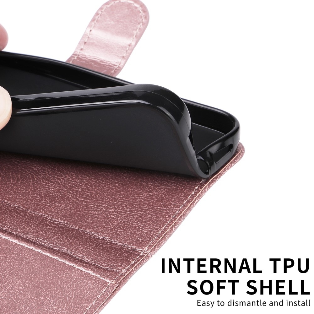 Tárcás könyvtáska Xiaomi Redmi A5 (173.45x79.35x8.45mm) - rózsaarany