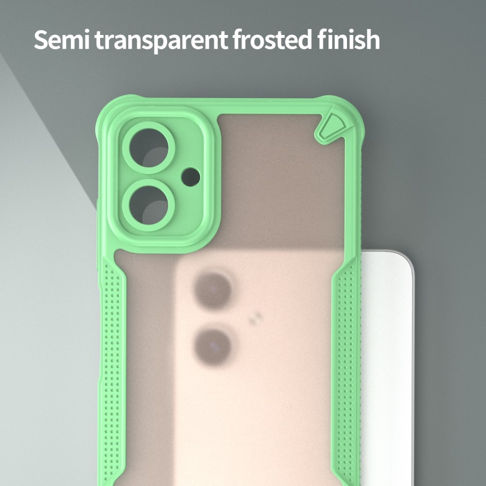 Fagyasztott tartós borítás Samsung Galaxy A06 4G készülékhez - zöld