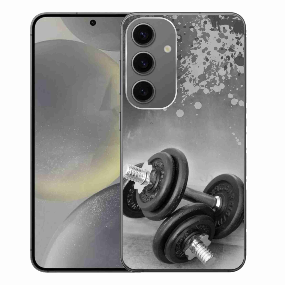 Zselés borítás mmCase Samsung Galaxy S24+ készülékhez - súlyzók 1