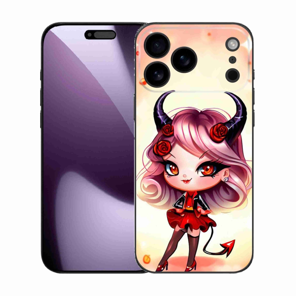 Zselés borítás mmCase iPhone 17 Pro Max készülékhez - rajzfilm ördög