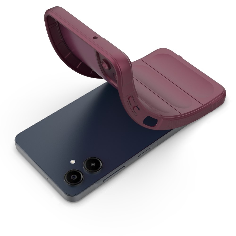 Rugg tartós zselés tok Samsung Galaxy A06 4G - bordó színben