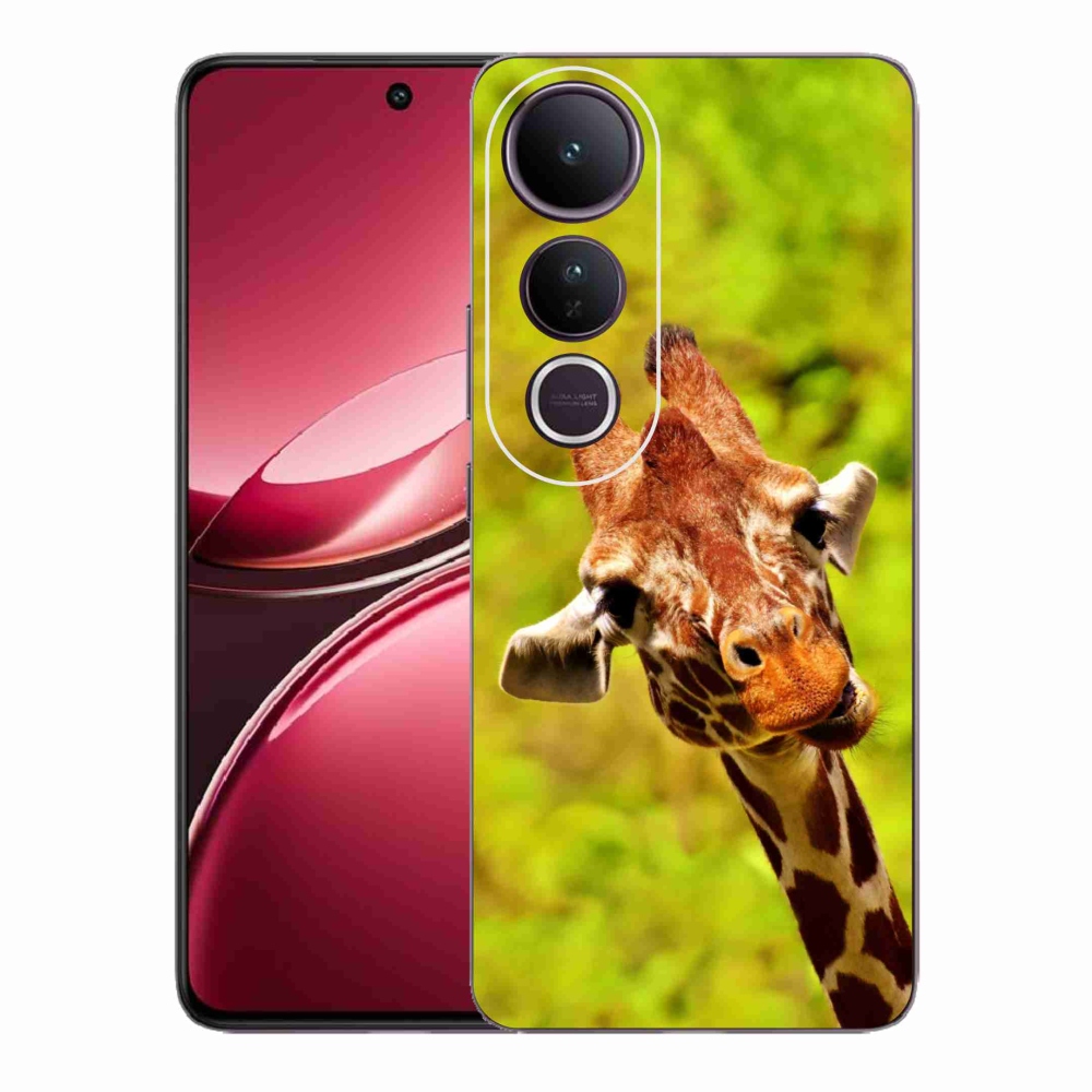 Gél védőburkolat mmCase a Vivo V50 Lite 4G/5G készülékhez - zsiráf