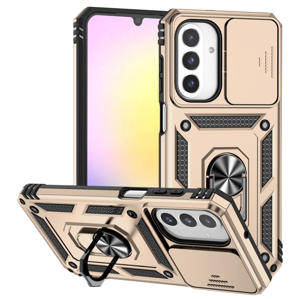 Gyűrűálló borítás Samsung Galaxy A26 5G készülékhez - arany színű