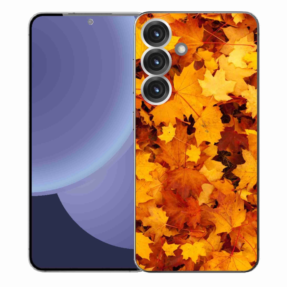 Zselés borítás mmCase Samsung Galaxy S25+ - juharlevelek