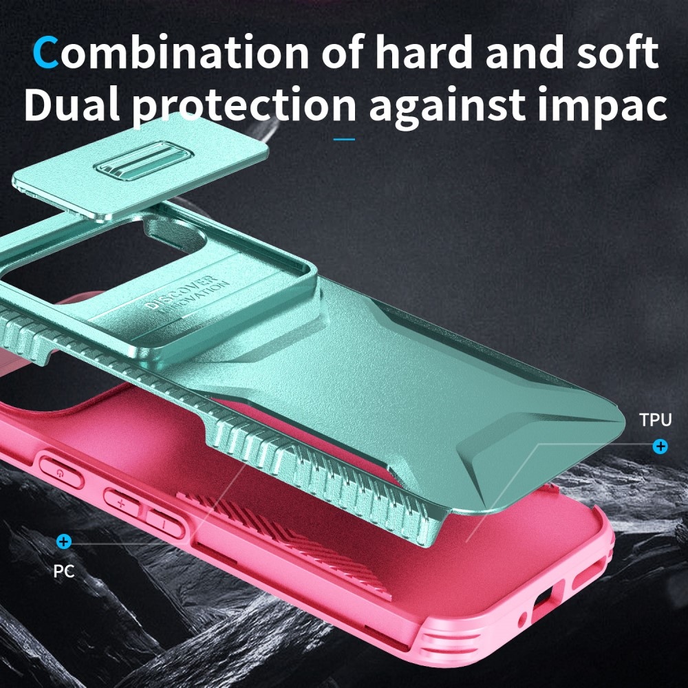 Fedél ellenálló borítás a Google Pixel 9/9 Pro készülékhez - teal/pink