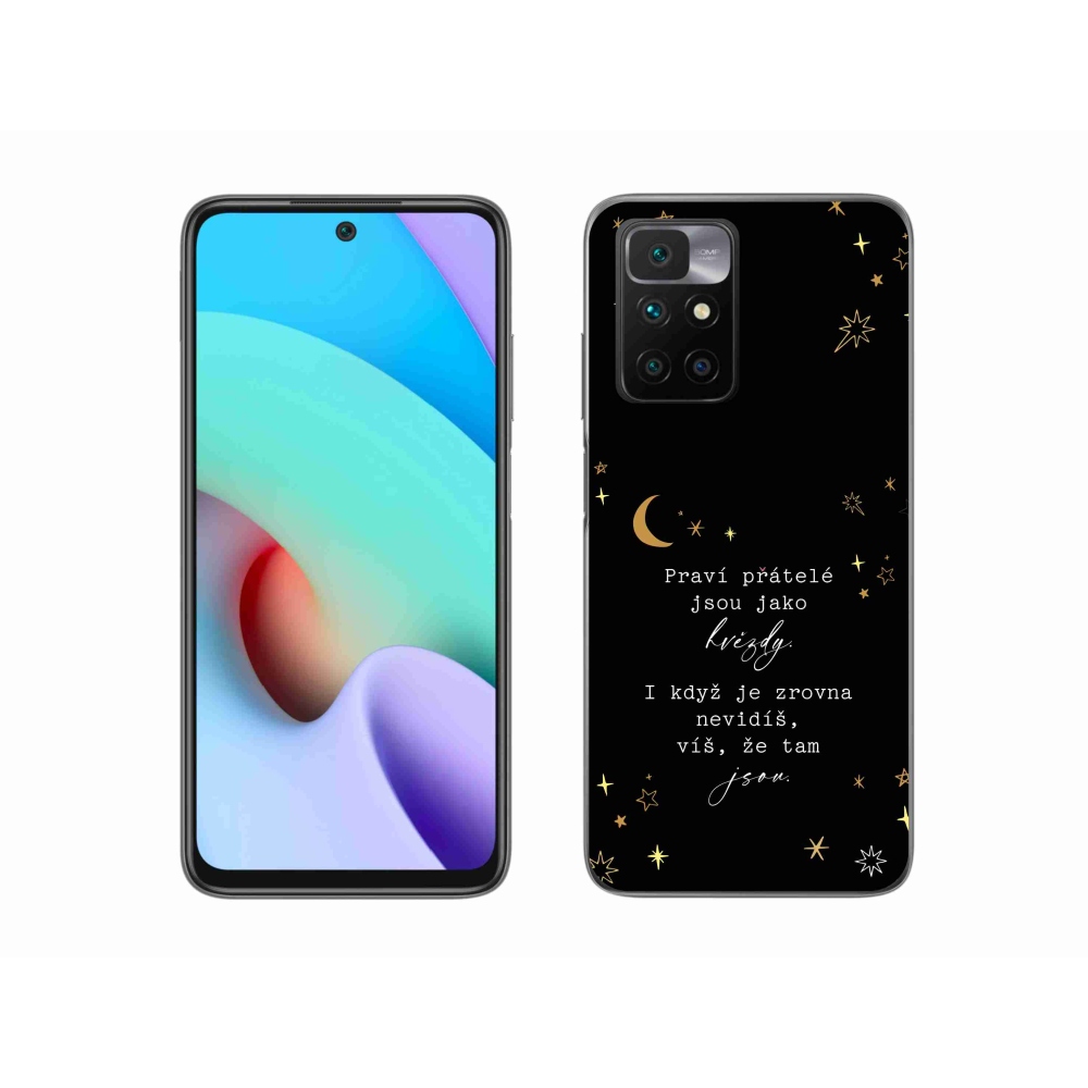 Gél borítás mmCase a Xiaomi Redmi 10/Redmi 10 (2022) - idézem 6 fekete háttérrel