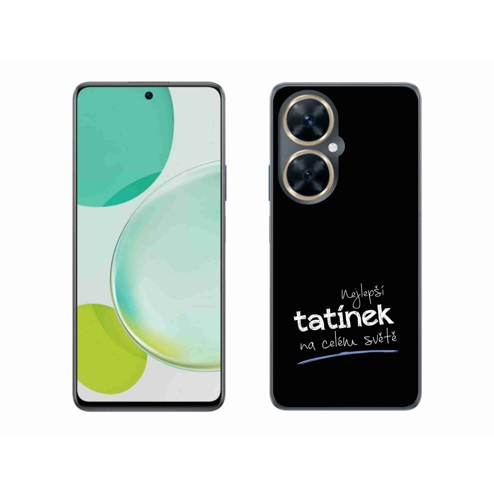 Gél borító mmCase a Huawei Nova 11i - legjobb apuci 4 fekete háttérrel