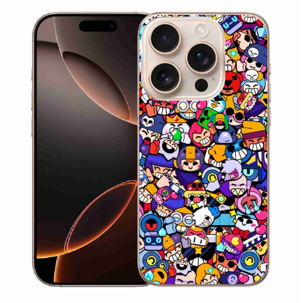 Zselés borítás mmCase iPhone 16 Pro Max készülékhez - brawl stars 2