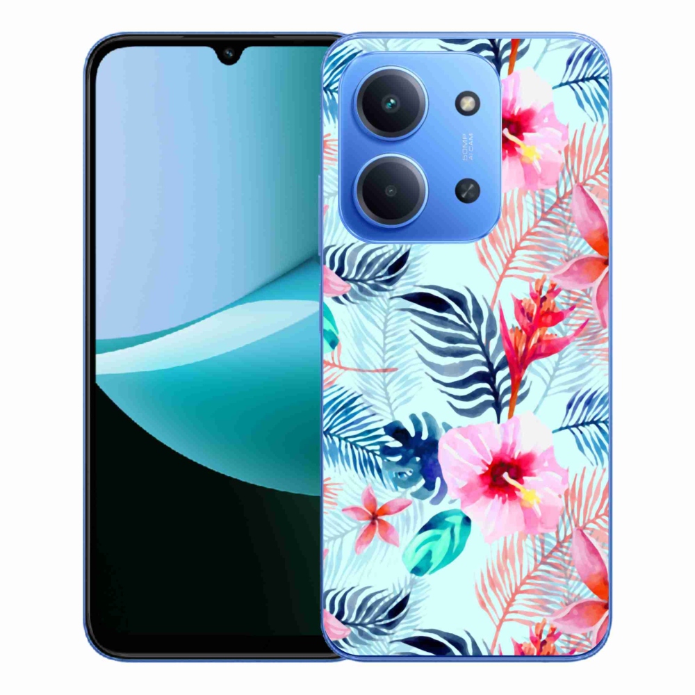 Gél borító mmCase a Xiaomi Redmi 15C 4G/5G (173mm) - virágokhoz