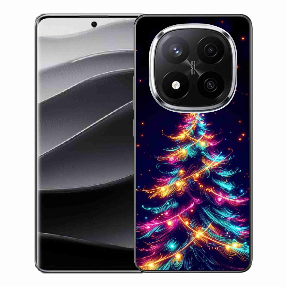 Gél borítás mmCase a Xiaomi Redmi Note 14 Pro+ 5G számára - neon karácsonyfa