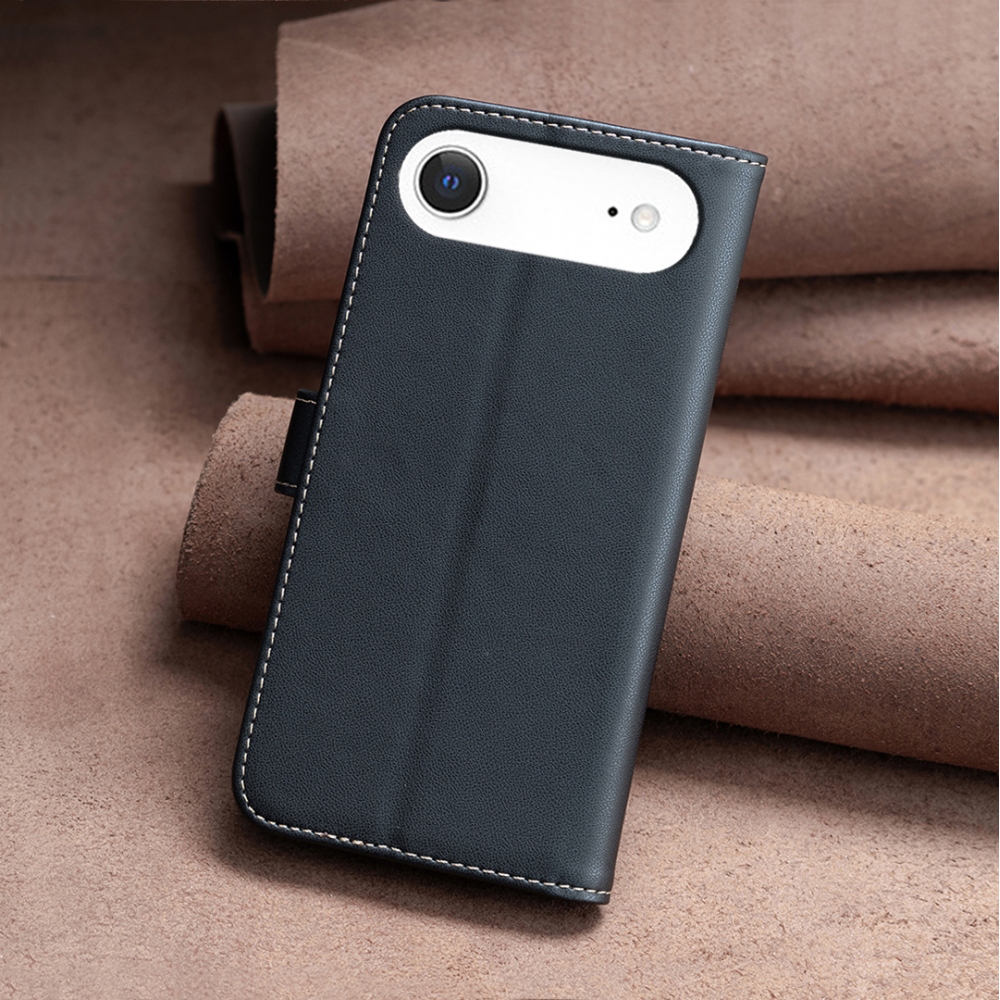 BNF könyvtáska iPhone 17 Air készülékhez - fekete