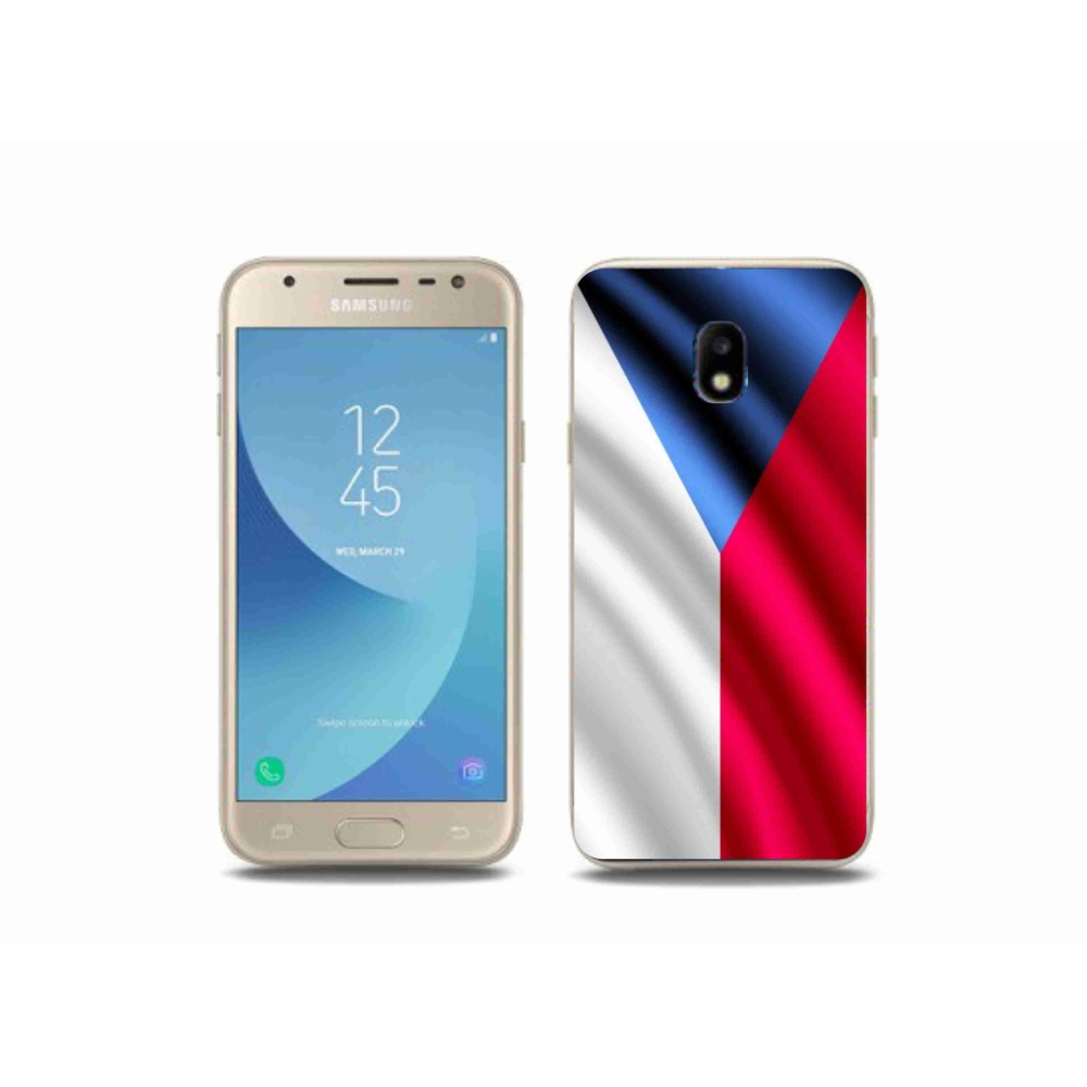 Gél borítás mmCase Samsung Galaxy J3 (2017) - cseh zászlóhoz