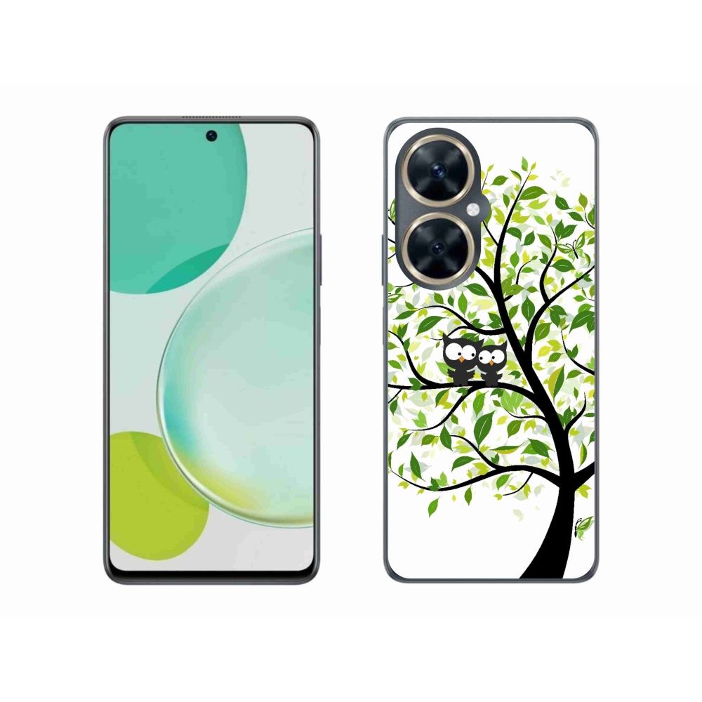 Gél borító mmCase a Huawei Nova 11i készülékhez - baglyok a fán