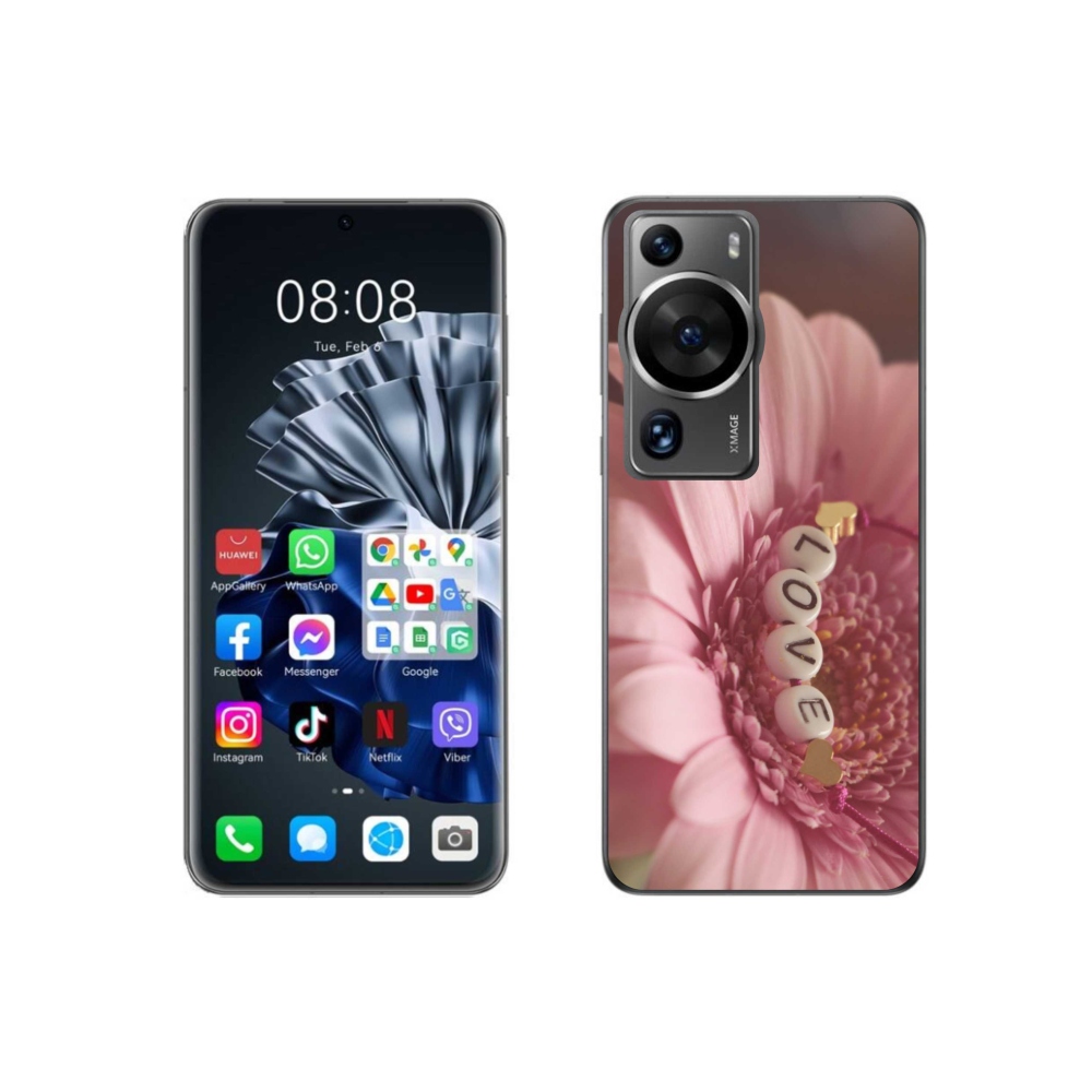 Gél borítás mmCase a Huawei P60 Pro számára - függő szerelem