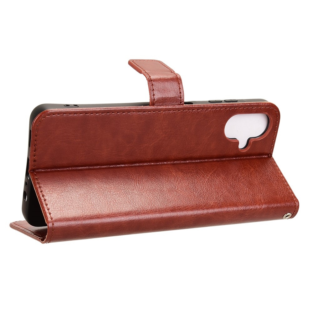 Őrült könyves tok Samsung Galaxy A06 4G - barna