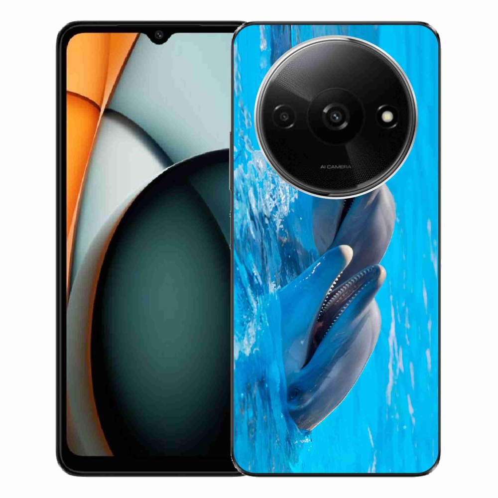 Gél borítás mmCase a Xiaomi Redmi A3-hoz - delfinek
