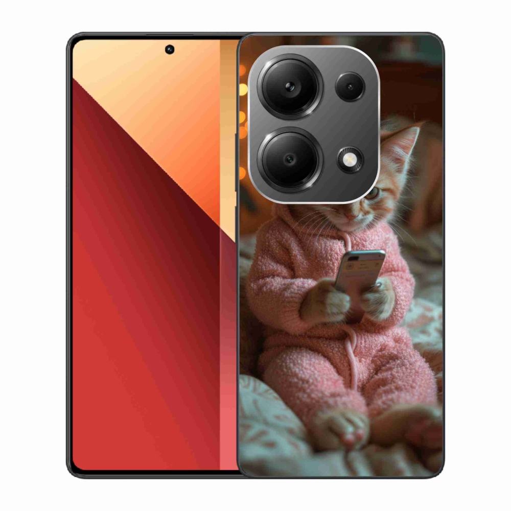 Gél borítás mmCase a Xiaomi Redmi Note 13 Pro 4G/Poco M6 Pro - baba a mobillal